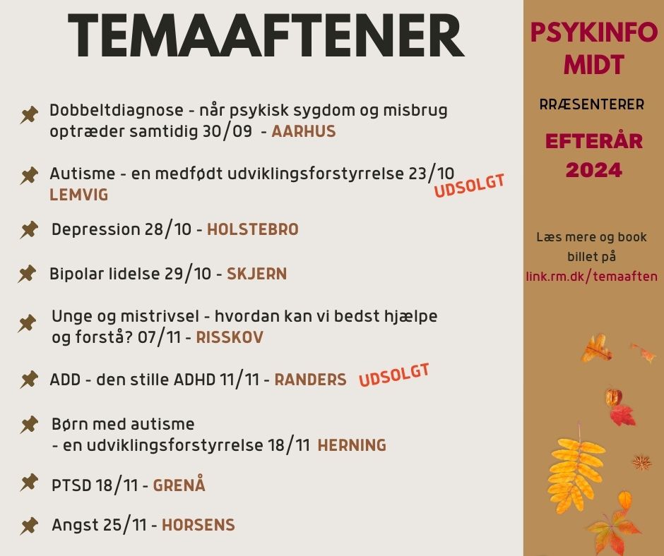 temaaftener i oktober og november 2024